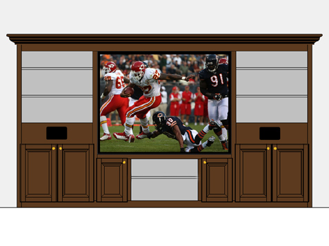 Entertainment and TV Cabinet